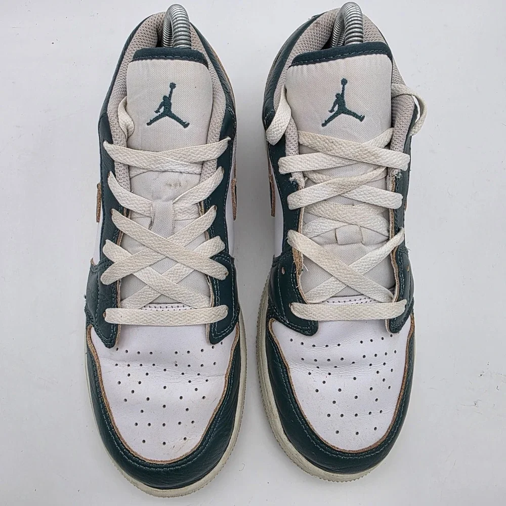 Nike Air Jordan 1 Low SE GS Oxidized Green/White FQ8041-300 7Y Youth
